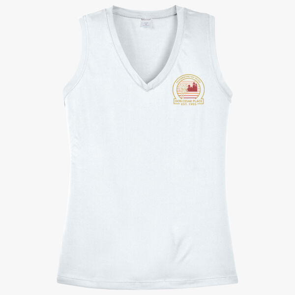 Sport-Tek Women's Sleeveless PosiCharge V-Neck Tee Thumbnail